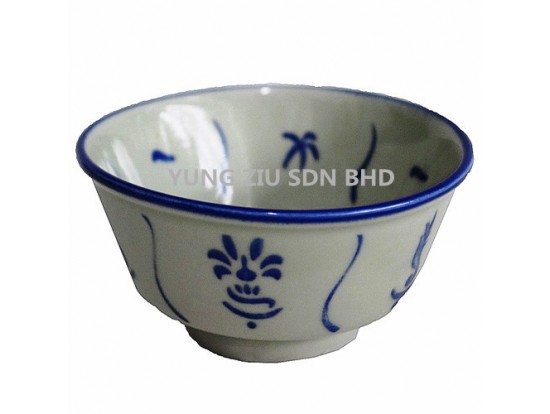 4.5^BOWL(HAND COLOR ANTIQUE BLUE)(11538)